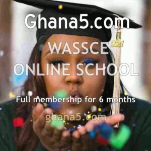 Six months paid membership SHS WASSCE e-learning