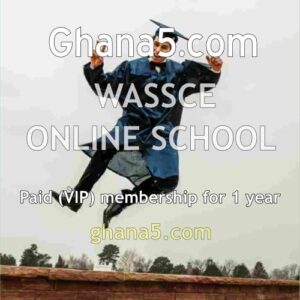 Paid (VIP) membership of WASSCE senior high e-learning website for 1 year.