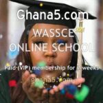 Paid (VIP) membership of WASSCE online senior high school for two (2) weeks.