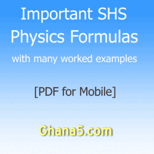 Physics senior high important formulae